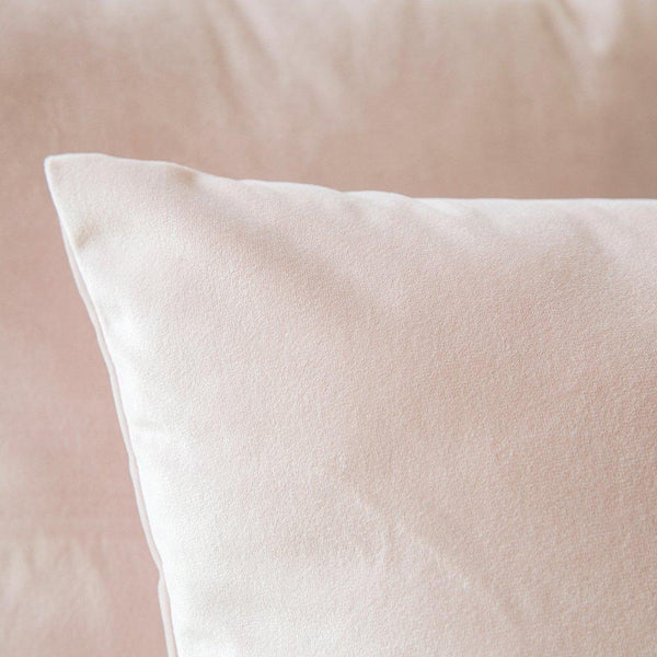 Miulee Velvet Pillow Covers Pink Decorative Square Pillowcase Soft Solid Cushion Case 2 Pack.