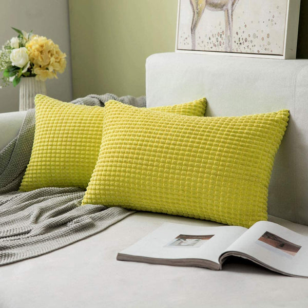 【Lemon】MIULEE Corduroy Solid Pillow Covers💥💥💥Thanksgiving Promotion 50% OFF.