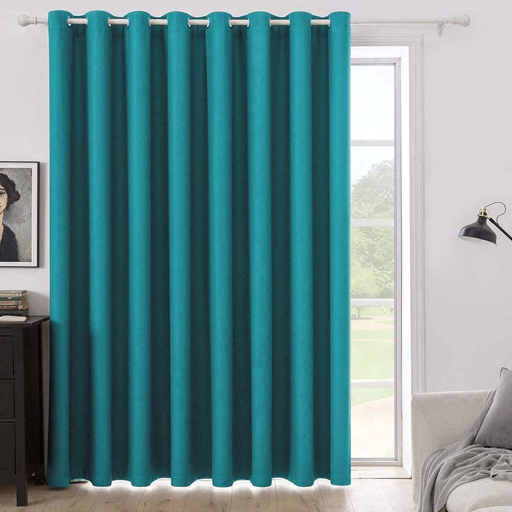 MIULEE Blackout Curtain for Living Room Sliding Glass Door Vertical Blind for Room 1 Panels